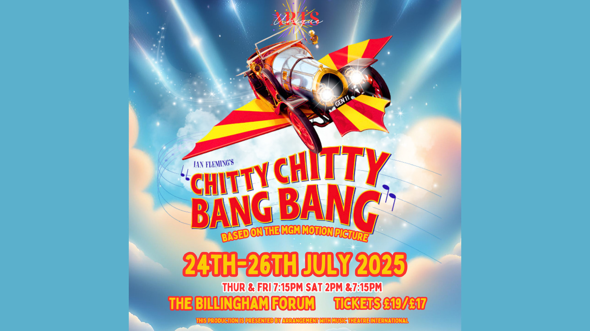 Unique Arts Presents: Chitty Chitty Bang Bang
