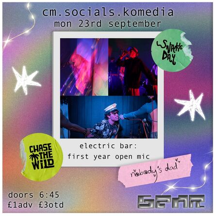 CM Socials poster