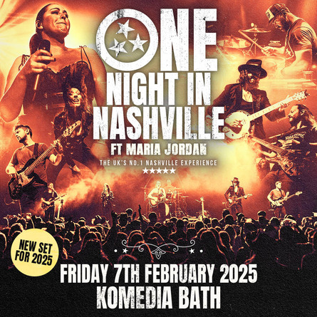 One Night in Nashville promo image, featuring a composite image of the band performing