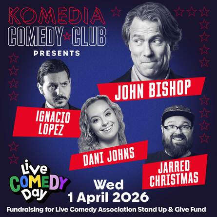 Komedia Comedy Club Presents: John Bishop