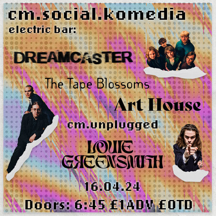 CM Socials April 2024 poster