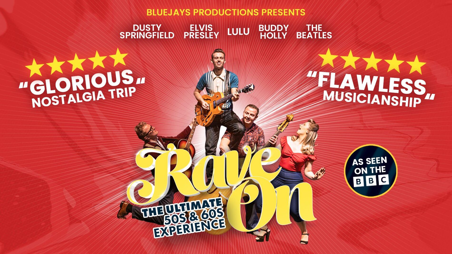 Rave On – The Ultimate 50s & 60s Experience