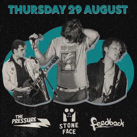 Free Music Night feat Stoneface, The Pressure and Feedback poster