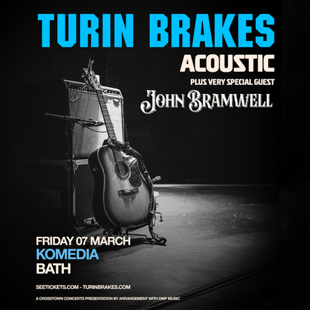 Turin Brakes tour poster 2025