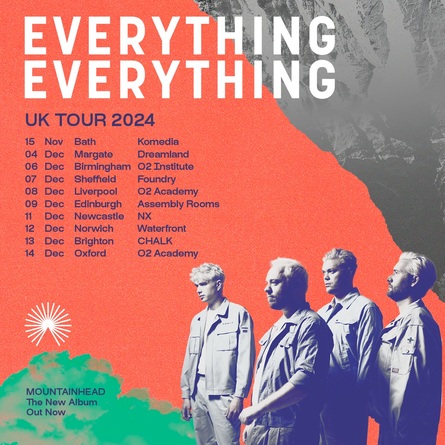 Everything Everything tour poster