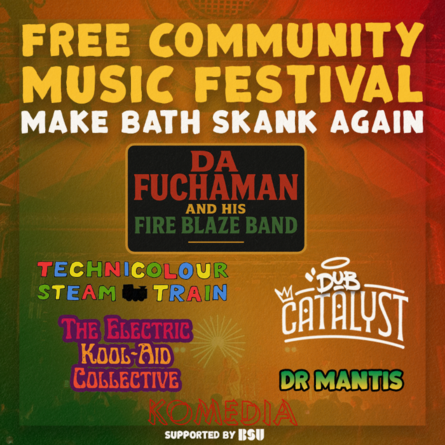 Free Community Music Festival: Make Bath Skank Again